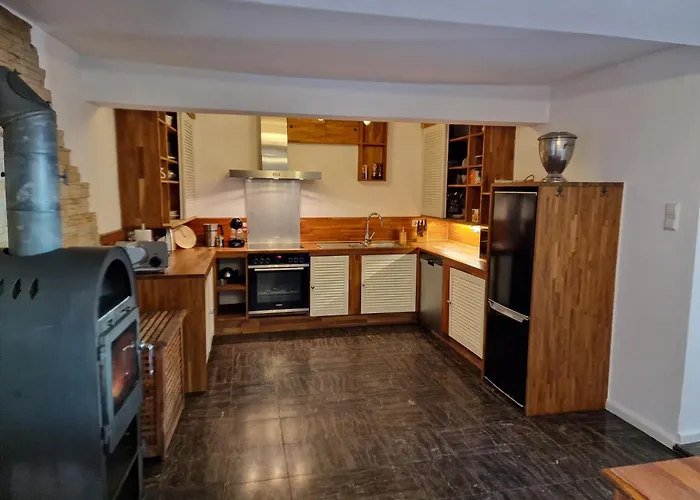 Hébergement de vacances Anna Mit Kamin, Terrasse, Hof & Garage